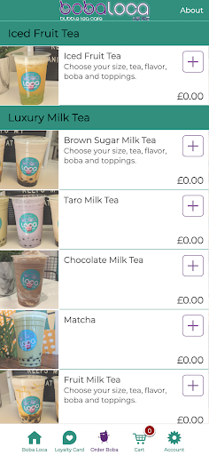 Boba Loca Screen 2