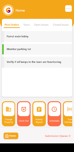 Android application GuardTrac screenshort