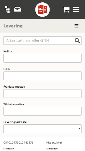 Kundeportal Screen 2