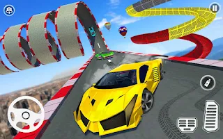 Mega Ramp - Crazy Car Stunt - Screenshot 2