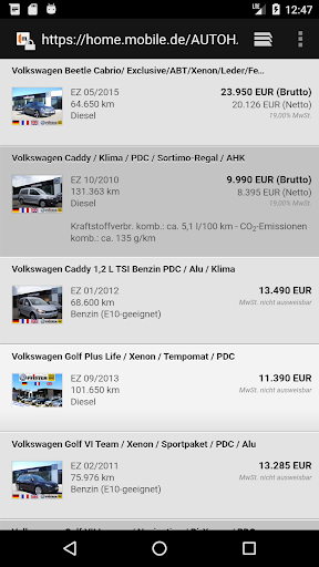 Mein Autohaus App Screen 3