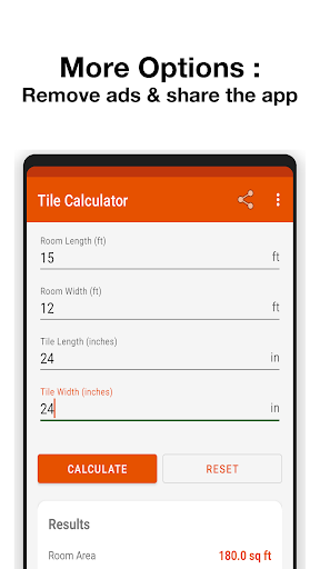 Tile Calculator screenshot 5