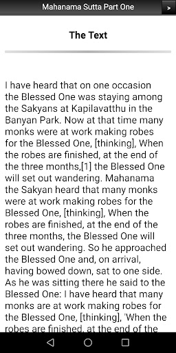Mahanama Sutta Part One Screen 2