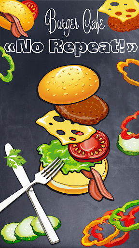 Android application Burger Cafe No Repeat screenshort