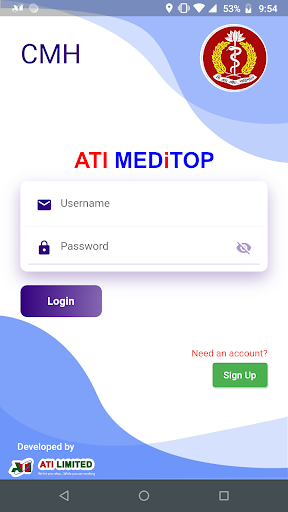 Android application ATI MEDiTOP screenshort