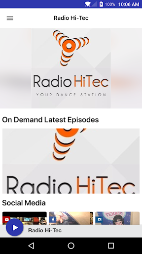 Android application Radio Hi-Tec screenshort