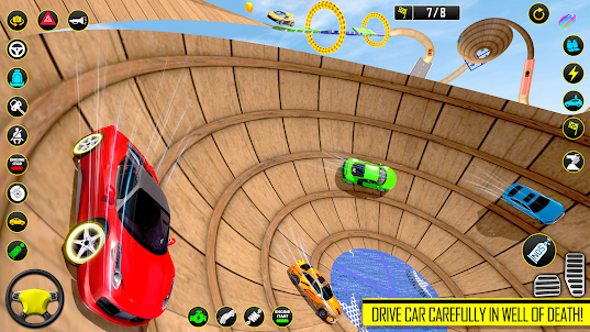 Well of Death Car Stunt Games