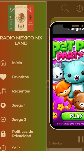 Radio Mexico MX Land Screen 3