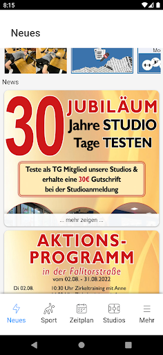 Android application TGB 1860 screenshort