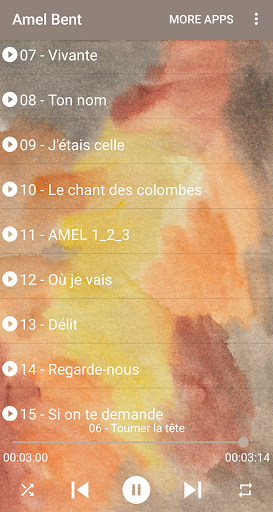 Amel Bent & Lyrics Offline Screen 3