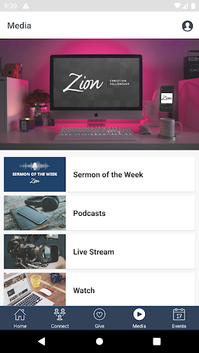 Zion Christian Fellowship Screen 3