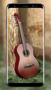 Guitarra papel de parede