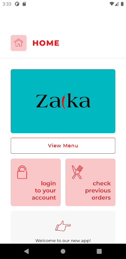 Android application Zaika Ayr screenshort