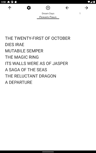 Book, Dream Days Screen 3