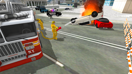 Fire Truck Rescue Simulator Screen 2