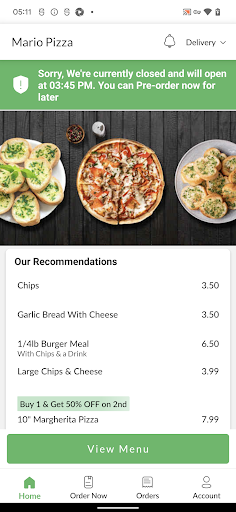 Mario Pizza Screen 2
