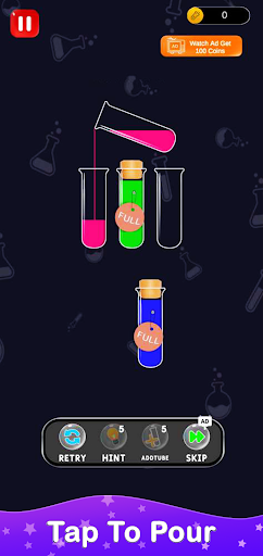 Water Sort Game - Color Match Screen 2