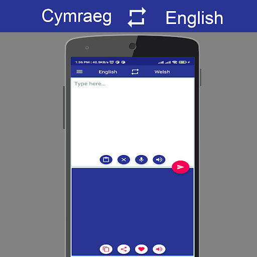 Android application Welsh English Translator screenshort