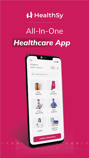 Android application HealthSy screenshort