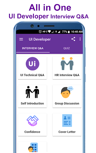 Android application Frontend Interview Questions screenshort