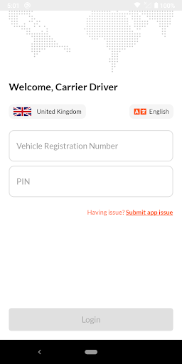 DigiHaul Driver 3.0 Screen 2