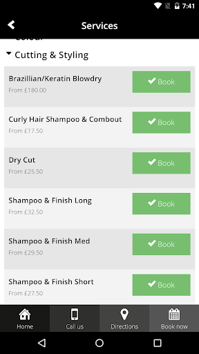 Afrotherapy Salon Screen 3
