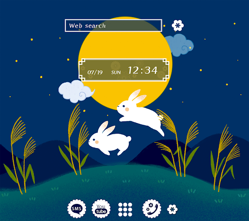 Android application Autumn Moon Theme screenshort
