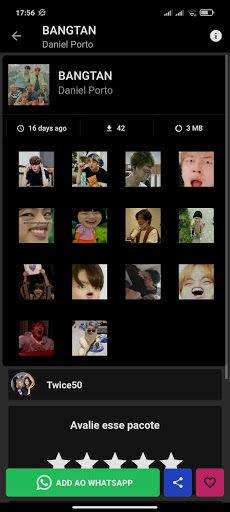 Kpop Stickers - WastickerApps Screen 3