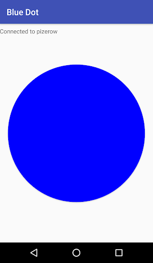 Android application Blue Dot screenshort