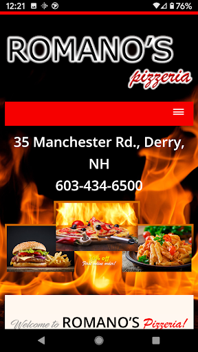 Romanos Pizzeria Derry Screen 3