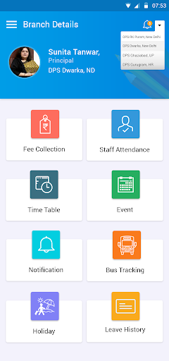 Android application Madni Inter College screenshort