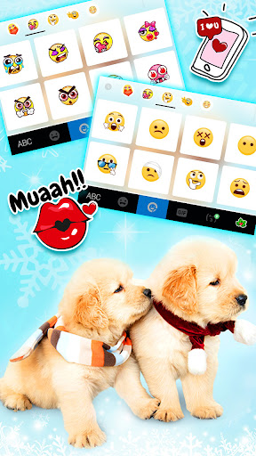 Cute Holiday Puppies Theme Screenshot 4 - AppWisp.com