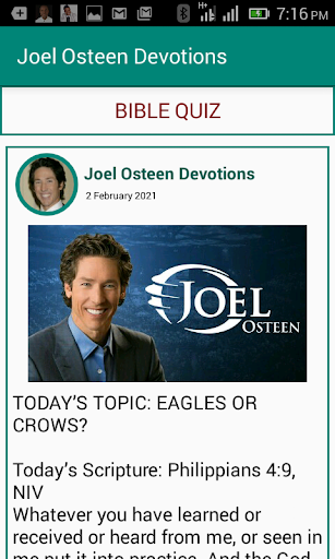 Joel Osteen Daily Devotional App