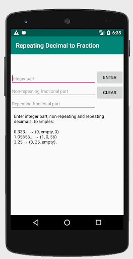 Repeating Decimal to Fraction