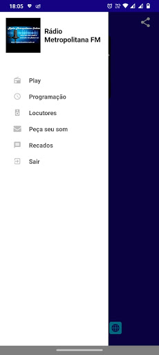 Rádio Metropolitana Online Screen 2