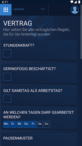 Android application ChronoFair screenshort