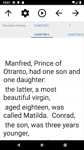 Book, The Castle of Otranto Screen 2