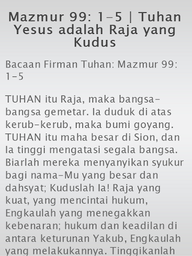 Renungan Dan Khotbah Kristian