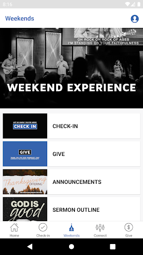 Android application NDC Church screenshort