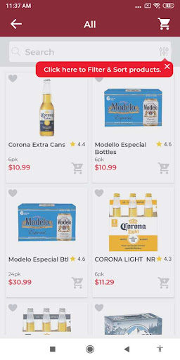 Sid’s Package Store Screen 3