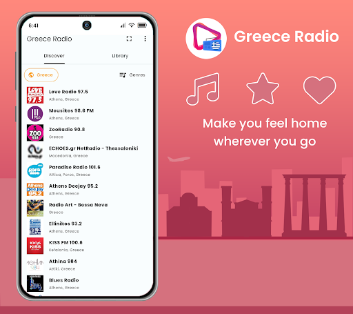 Android application Greece Radio screenshort