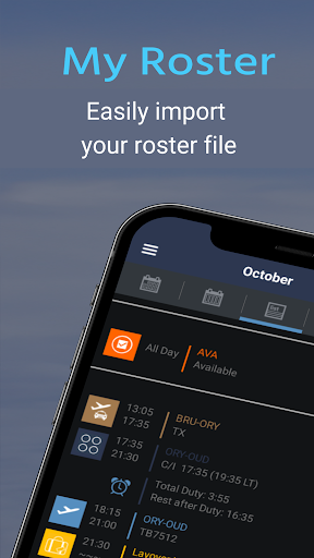 Android application CONNECT - CrewLounge AERO screenshort