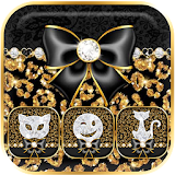 Gold Leopard Lace Theme icon