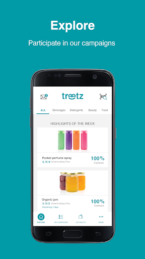 Android application Treetz screenshort