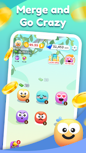 Crazy Emoji u2013 Easy merge game Varies with device APK screenshots 1