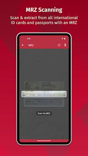 Scanbot SDK: Data Capture Screen 3