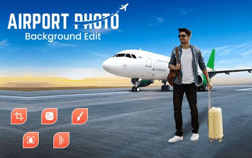 Android application Airport Photo Background Edit screenshort