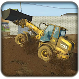 Excavator Simulator Backhoe Loader Dozer Game icon