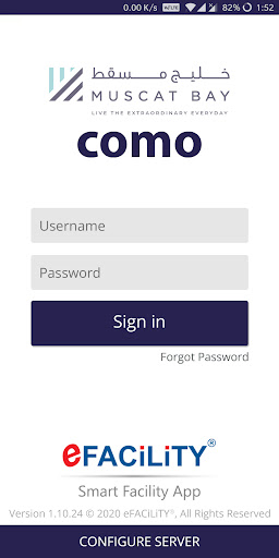 COMO - Facility Management App Screen 2
