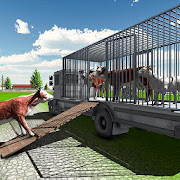 Farm Animals Transport Truck 3D